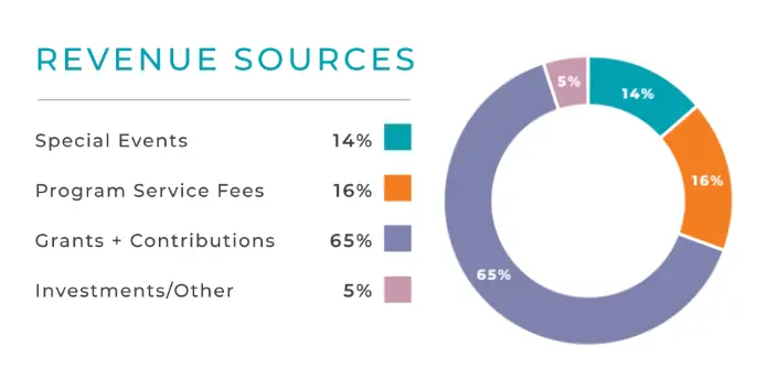 Top Revenue Efficiency - Forty Carrots Sarasota Non-profit organization